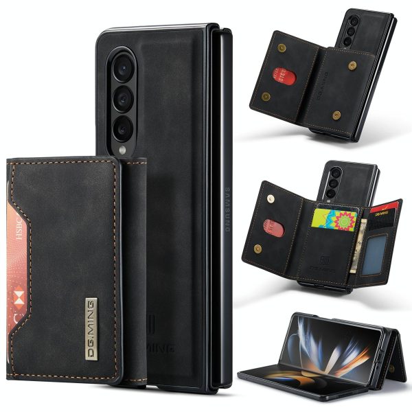 Multi-card Phone Case for Samsung Galaxy z Fold 4 - Fits Dg.ming M2 Series - Coffee - Image 2