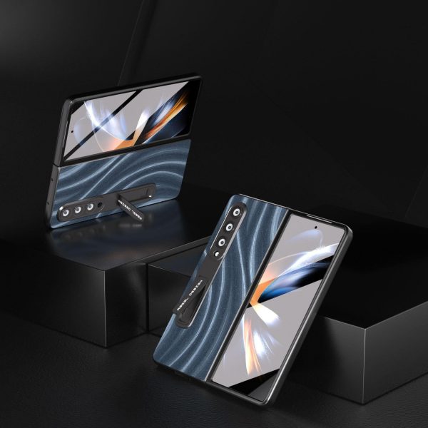 Galactic Pattern Phone Case for Samsung Galaxy z Fold 4 5g - Integrated Protection - Green - Image 14