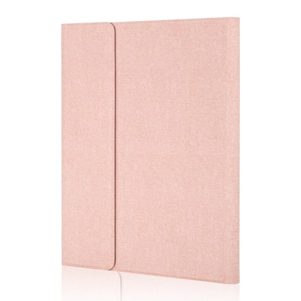 Bluetooth Keyboard Tablet Case For Ipad Pro 11 - Detachable Touch Leather Holder Pen Slot - Rose Gold - Image 9