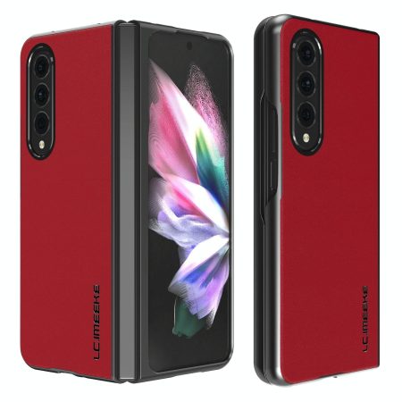 Leather Shockproof Case for Samsung Galaxy z Fold 4 / 5g - Red