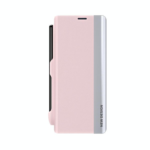 Samsung Galaxy z Fold 4 Leather Phone Case with Pen Slot - Shockproof - Green - Image 9