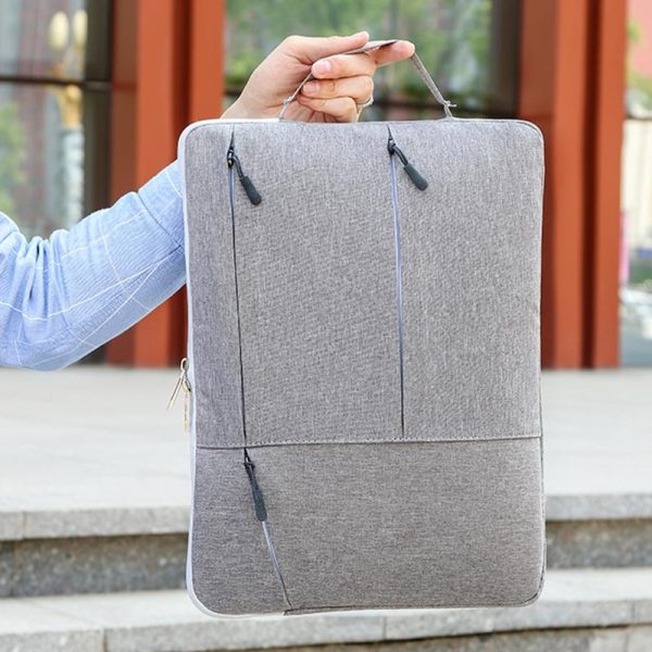 Portable Laptop Handbag - Fits 15.6-17 Inch - Casual Design - Blue - Image 7