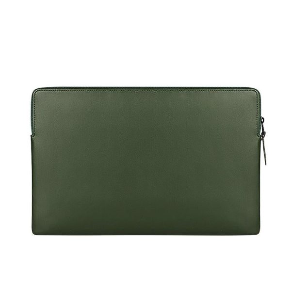 15.6 Inch Thin and Light Laptop Liner Bag with Pu Material - Armygreen