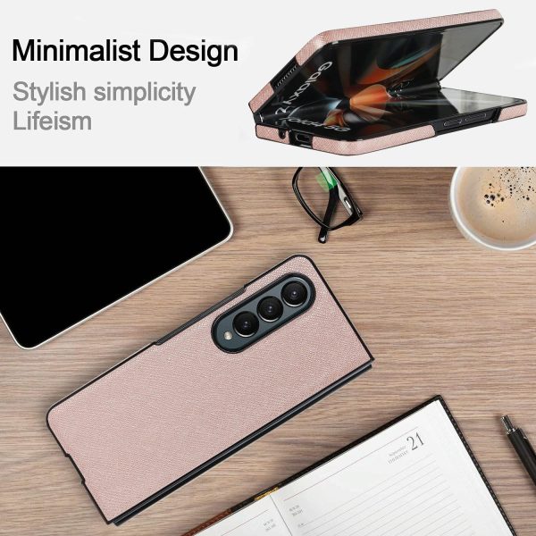 Foldable Cross Pattern Phone Case - Compact Design - Green - Image 10