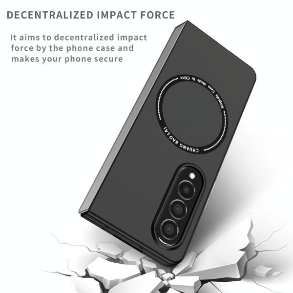 Secure & Portable Magnetic Folding Case for Samsung Galaxy z Fold 4 - Red - Image 3
