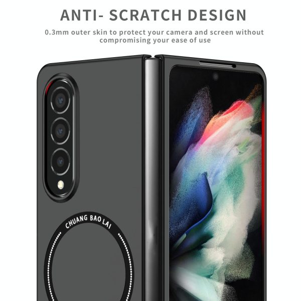 Secure & Portable Magnetic Folding Case for Samsung Galaxy z Fold 4 - Red - Image 4