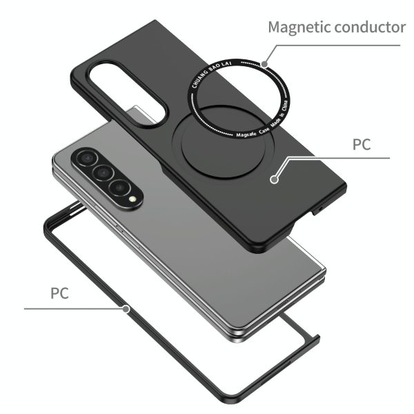 Secure & Portable Magnetic Folding Case for Samsung Galaxy z Fold 4 - Red - Image 5