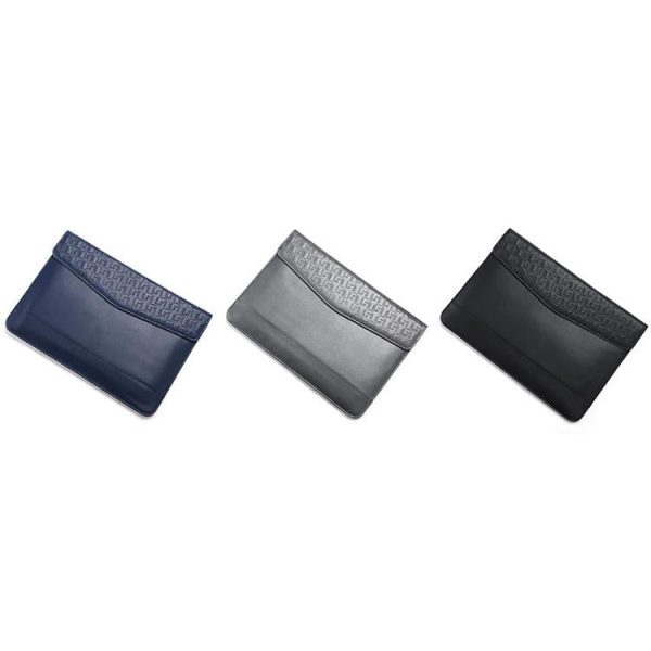 13 Inch Ultra-thin Magnetic Holster for Horizontal Embossed Notebook with Liner Bag - Black - Image 3
