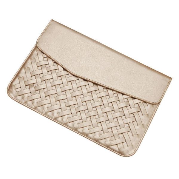 15 Inch Hand-Woven Notebook Liner Bag For Computers - Golden
