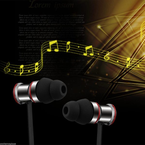 Waterproof Magnetic Sport Earbuds with Mic - Wireless Bluetooth V4.1 - Ip7G9654C - Image 8