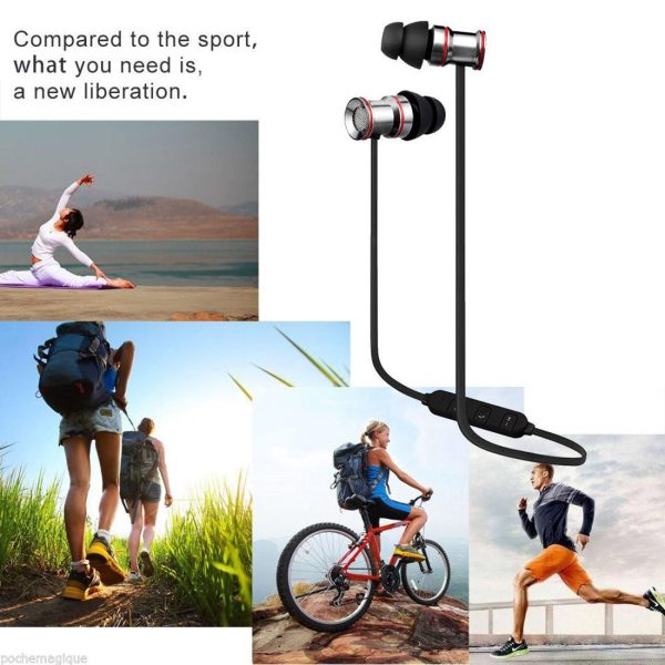 Waterproof Magnetic Sport Earbuds with Mic - Wireless Bluetooth V4.1 - Ip7G9654C - Image 9