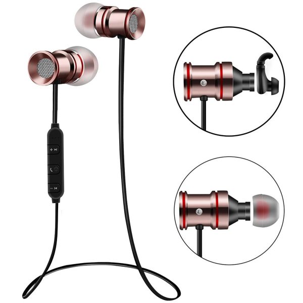 Waterproof Magnetic Sport Earbuds with Mic - Wireless Bluetooth V4.1 - Ip7G9654C - Image 11