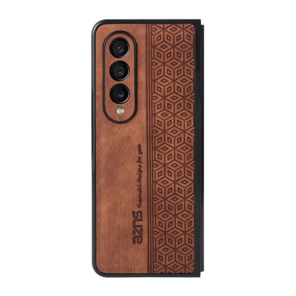 For Samsung Galaxy z Fold4 5G Embossed 3d Skin Texture Phone Case - Sleek Design - Sapphire Blue - Image 15