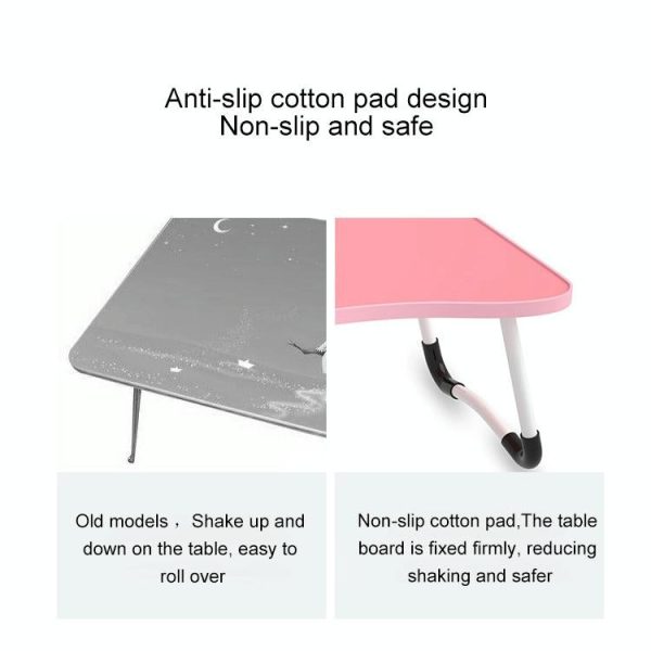 Adjustable Folding Laptop Desk with Non-slip Legs and Card Slot - With Card Slot - Image 5