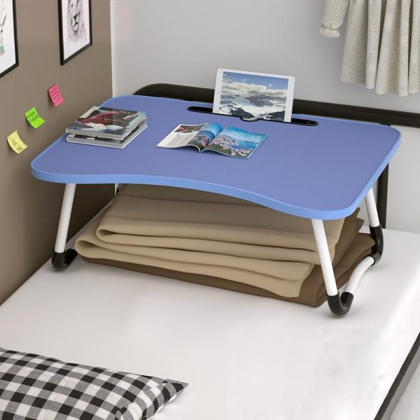 Adjustable Folding Laptop Desk with Non-slip Legs and Card Slot - With Card Slot - Image 11