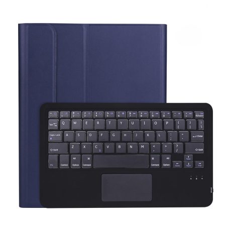Detachable Bluetooth Keyboard Tablet Case For Ipad Pro 11 With Touchpad & Pen Slot - Dark Blue