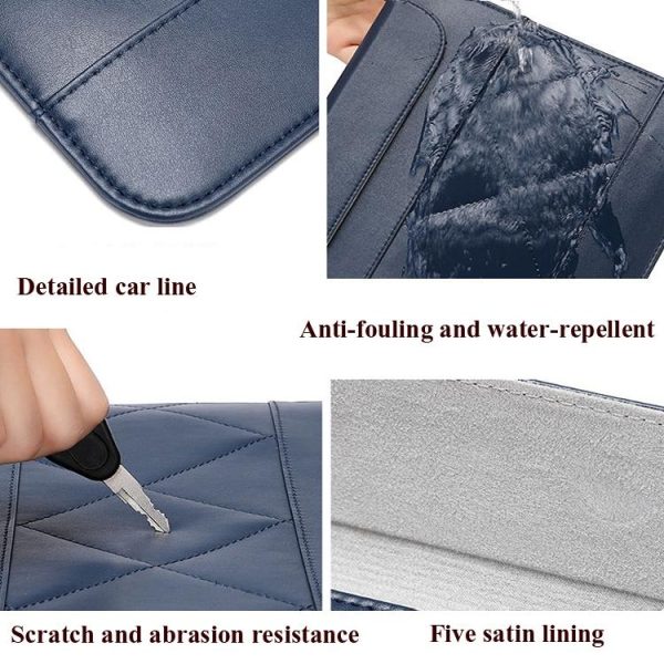 11-12 Inch Thin & Light Microfiber Leather Notebook Liner Bag for Computers - Brown - Image 7