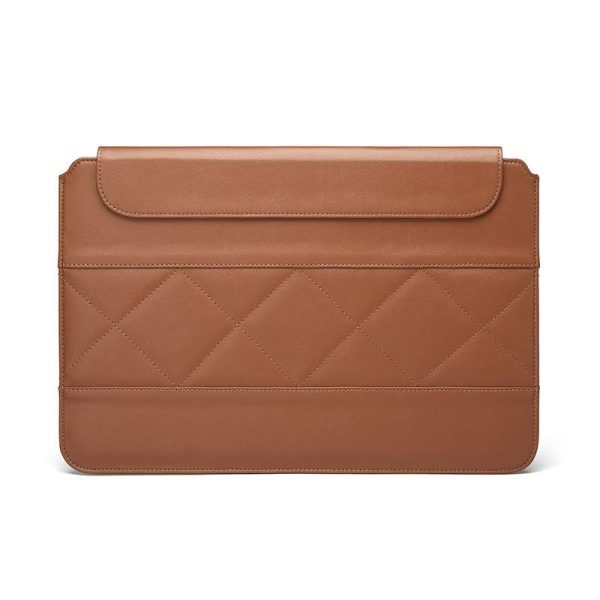 11-12 Inch Thin & Light Microfiber Leather Notebook Liner Bag for Computers - Brown - Image 9