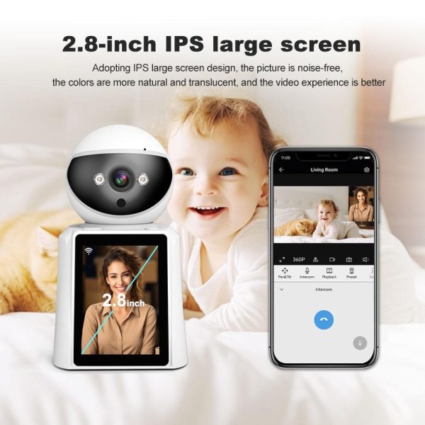 2.8 Smart Baby Monitor With 2Mp Ips Screen - Image 6