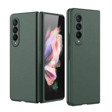 Foldable Metal-look Phone Case for Samsung Galaxy z Fold 4 - Green