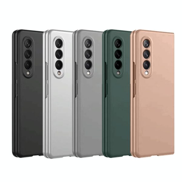 Foldable Metal-look Phone Case for Samsung Galaxy z Fold 4 - Green - Image 3