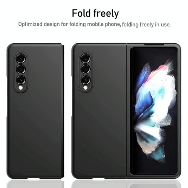 Foldable Metal-look Phone Case for Samsung Galaxy z Fold 4 - Green - Image 5