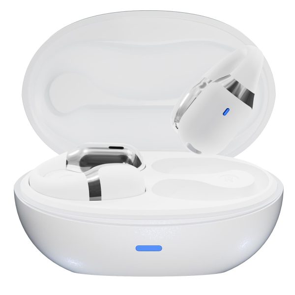 Wireless Sports Bluetooth Earphones with Air Conduction - F16 Tws - White - Image 2