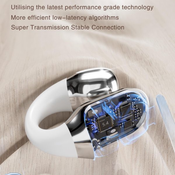 Wireless Sports Bluetooth Earphones with Air Conduction - F16 Tws - White - Image 7