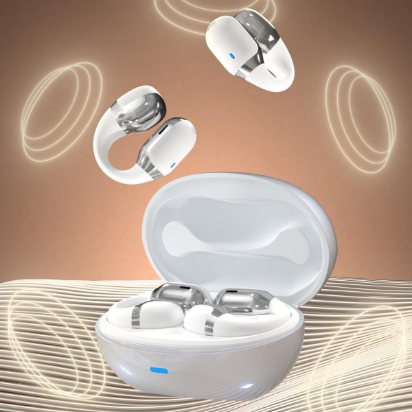 Wireless Sports Bluetooth Earphones with Air Conduction - F16 Tws - White - Image 9