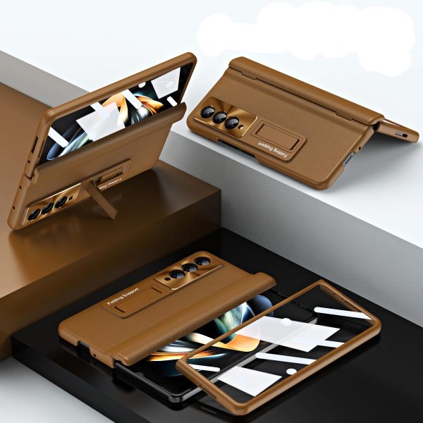 Foldable Full Body Case for Samsung Galaxy z Fold 4 / 5g - 360 Degree Folding - Black - Image 10