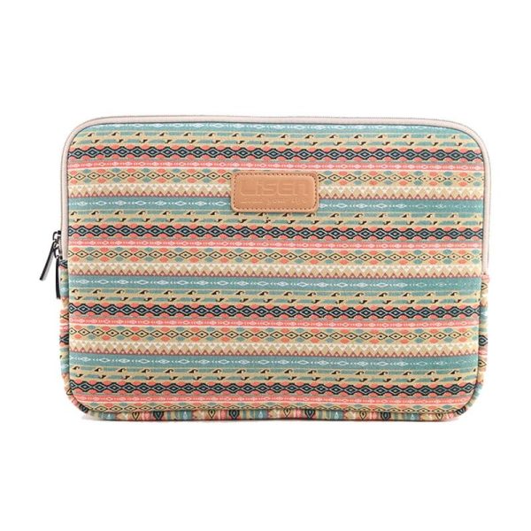 11.6 Inch Lingge Laptop Liner Bag with Stylish Pattern - Rose Red Pattern Geometry - Image 11