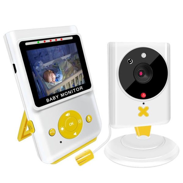 Wireless Baby Monitor With 2.4 Surveillance Camera - Yellow - Image 2