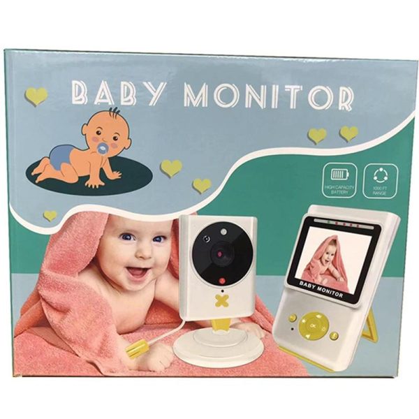 Wireless Baby Monitor With 2.4 Surveillance Camera - Yellow - Image 5