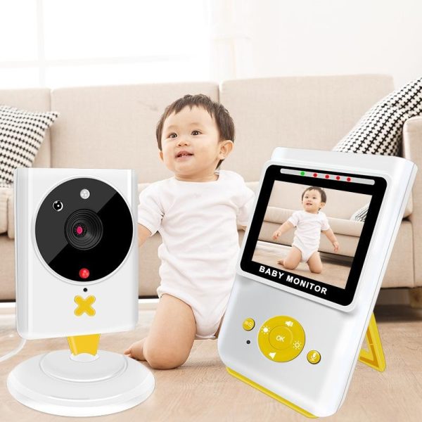 Wireless Baby Monitor With 2.4 Surveillance Camera - Yellow - Image 7
