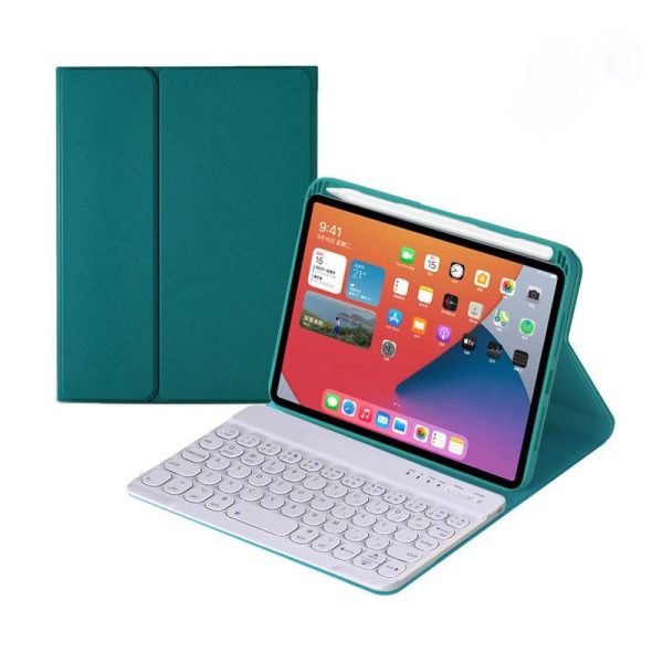 Detachable Bluetooth Keyboard Leather Case For Ipad Mini 6 With Holder - Light Purple - Image 13