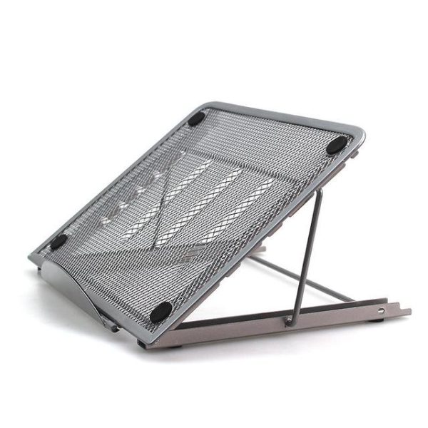 Adjustable Folding Metal Mesh Desktop Cooler - Black - Image 2
