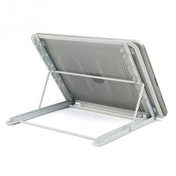 Adjustable Folding Metal Mesh Desktop Cooler - Black - Image 4