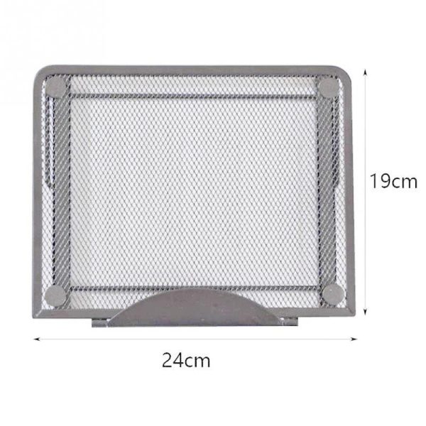 Adjustable Folding Metal Mesh Desktop Cooler - Black - Image 6