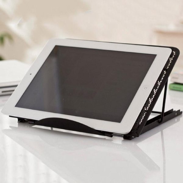 Adjustable Folding Metal Mesh Desktop Cooler - Black - Image 8