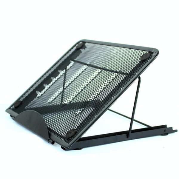 Adjustable Folding Metal Mesh Desktop Cooler - Black - Image 12