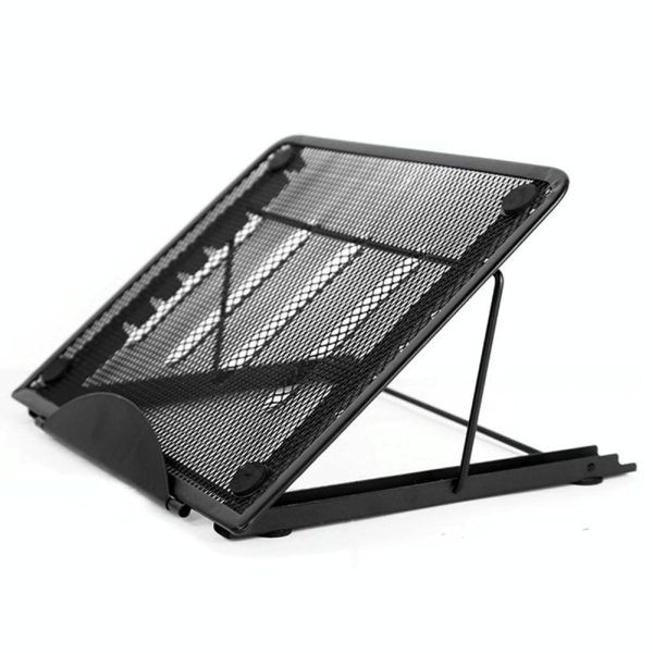 Adjustable Folding Metal Mesh Desktop Cooler - Black - Image 13