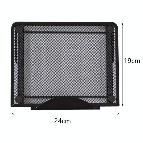 Adjustable Folding Metal Mesh Desktop Cooler - Black - Image 15