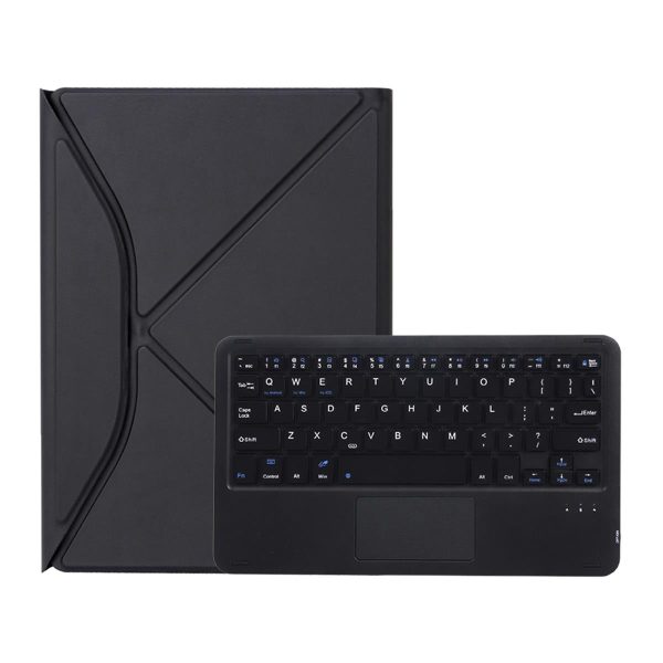 Bluetooth Keyboard Leather Tablet Case With Pen Slot And Touchpad - Sky Blue - Image 15