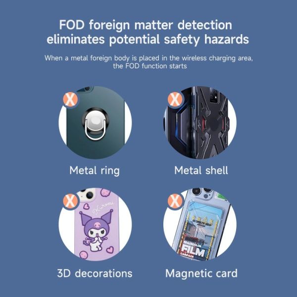15W 3 In 1 Transparent Magnetic Wireless Charger - Blue - Image 5