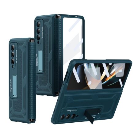 Telescopic Hinge Foldable Phone Case with Stand - 5g - Green