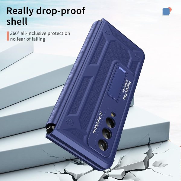 Telescopic Hinge Foldable Phone Case with Stand - 5g - Green - Image 5