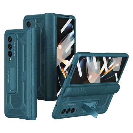 Shockproof Secure Hinge Phone Case for Samsung Galaxy z Fold 4 5g - Green