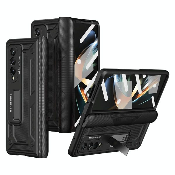 Shockproof Secure Hinge Phone Case for Samsung Galaxy z Fold 4 5g - Green - Image 2