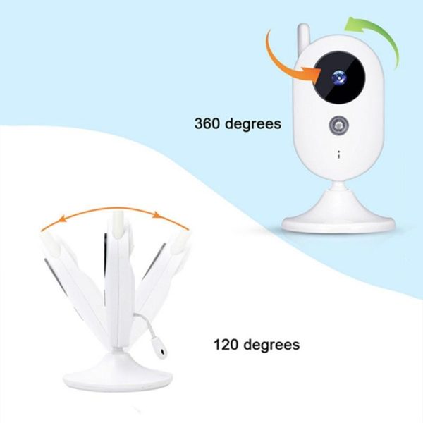 Smart Baby Monitor With Night Vision Camera And Music Player - 2.4Ghz Two Way Intercom - Image 5