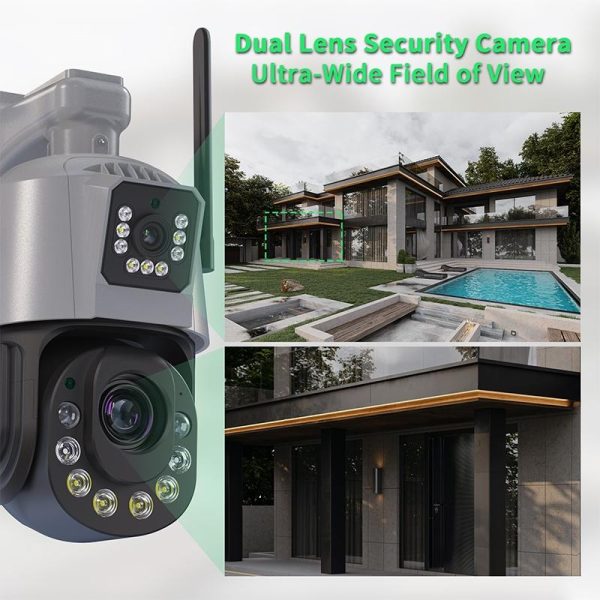 Smart Dual Lens Wifi Dome Camera - Hd - Image 9
